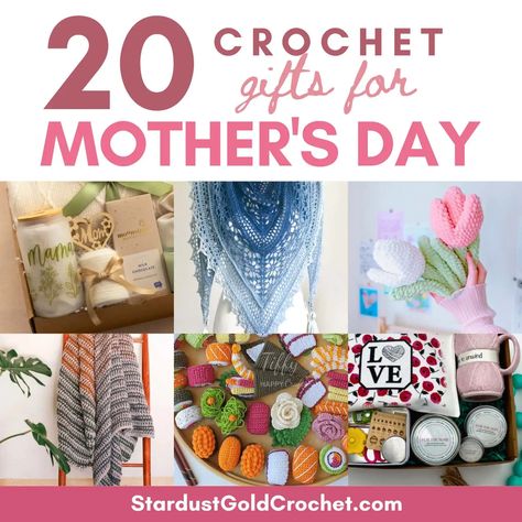 Crochet Gifts For Mom Ideas, Mothers Day Crochet Ideas, Crochet For Mom, Crochet Gifts For Women, Crochet Gifts For Mom, All Free Crochet Patterns, Crochet Gift Ideas, Mothers Day Chocolates, Gift Ideas Handmade