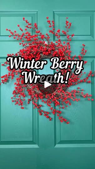 Door Swags, Fall Wood Crafts, Hawthorn Berry, Winter Berry, Christmas Themes Decorations, Berry Wreath, Short Hair Over 60, Wreath Diy, November 8