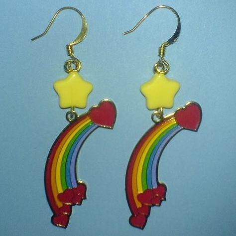 Funky Earrings, Funky Jewelry, Jewelry Inspo, Fun Earrings, A Rainbow, Cute Earrings, Piercing Jewelry, Style Board, Cute Jewelry