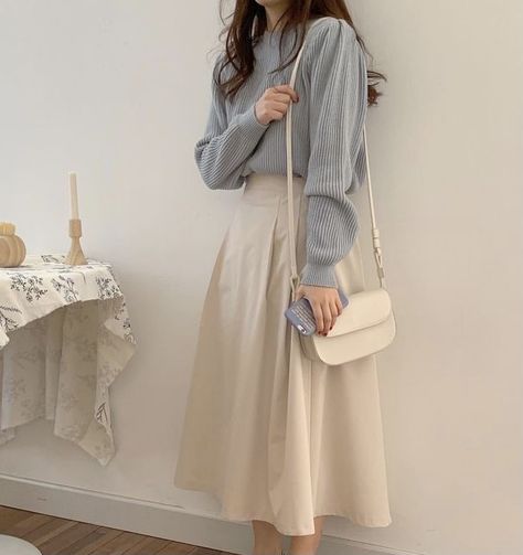 Outfit Korean Style, Cute Modest Outfits, Korean Casual Outfits, Korean Fashion Dress, Korean Girl Fashion, Modest Fashion Outfits, Mode Inspo, Shopping Spree, Casual Style Outfits