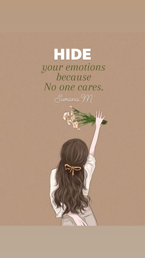 Hide Emotions Quotes, Postive Quotes Women, Girly Facts, Appreciate Life Quotes, Tough Girl Quotes, Reality Of Life Quotes, Strong Mind Quotes, Self Inspirational Quotes, Cute Inspirational Quotes