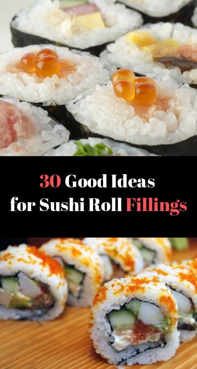 Do you want your sushi to burst with sweet and tangy flavors? Here are 30 good ideas to be creative with your sushi and please your taste buds. Eel Sauce Recipe, Types Of Sushi Rolls, Sushi Fillings, Chicken Sushi, Sushi Bars, Sushi Ingredients, Sushi Recipes Homemade, Sushi Roll Recipes, Sushi Japanese