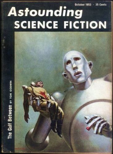 Astounding Science Fiction, 1953 | original artwork used for the Queen album "News Of The World", 1977 Queen Album Covers, Queen Albums, Science Fiction Magazines, Science Fiction Artwork, Science Fiction Illustration, Pulp Magazine, Pulp Art, A Robot, Science Fiction Art