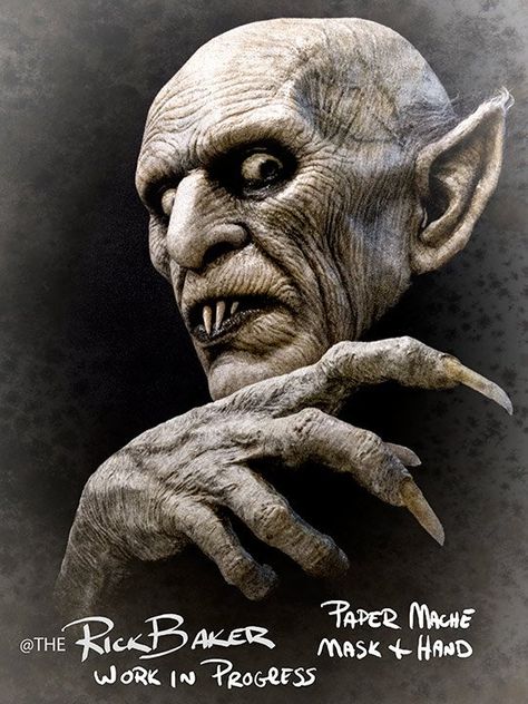 Rick Baker, Vampire Dracula, Dark Evil, Horror Pictures, Horror Artwork, Vampires And Werewolves, Horror Monsters, Scary Monsters, Vampire Art