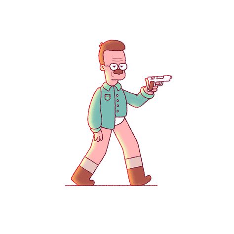 Walk Animation, White Gif, Principles Of Animation, 2d Character Animation, Walk Cycle, Adventure Time Characters, Animation Inspiration, Adobe Illustrator Design, Film Posters Art