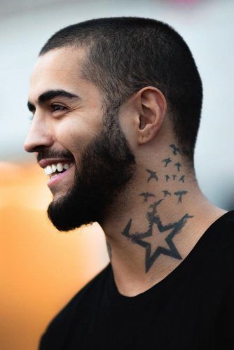 Buzz Haircut Men With Beard, Buzz Cut For Men, Trendy Mens Hairstyles, Mohawk Hairstyles Men, Military Haircut, Buzz Cut Hairstyles, Trendy Mens Haircuts, Mens Hairstyles Thick Hair, Mohawks