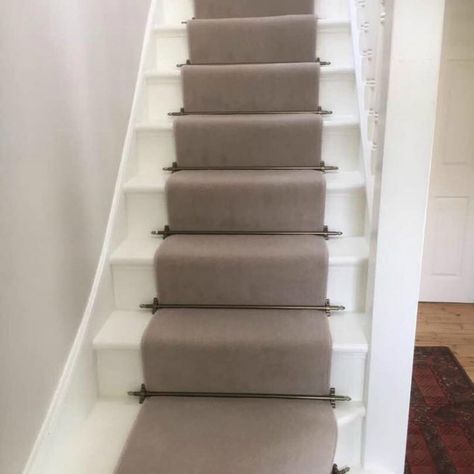 Westex Carpets Velvet Stair Runner Stairway Carpet, Carpet Entryway, Striped Stair Runner, Alternative Flooring, Hall Carpet, Flat Weave Carpet, Textured Carpet, Flooring Design, Painted Stairs