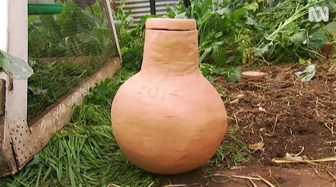 How to make a DIY olla terracotta watering pot | The Kid Should See This Terracotta Olla Pots, Diy Ollas How To Make, Ollas Irrigation Diy, Diy Olla, Ancient Irrigation, Irrigation System Diy, Irrigation Diy, Irrigation Methods, Terra Cotta Plant