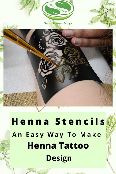 Henna Tattoo Diy, How To Make Henna, Simple Stickers, Henna Tattoo Design, Henna Tattoo Stencils, Easy Henna Designs, Diy Henna, Henna Stencils, Easy Henna