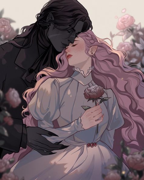 Valentine | ✨ | Instagram Dnd Romance, Dnd Couple, Vampire Art, Romance Art, Muse Art, Couple Art, Dnd Characters, Character Concept, Fantasy Art