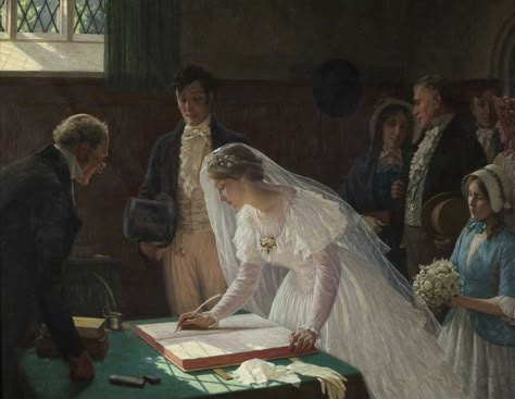 Wedding Inspirations in Art | DailyArt Magazine | Art History Stories Edmund Blair Leighton, Istoria Artei, Images D'art, Wedding Register, Pre Raphaelite, Historical Art, Classical Art, Exhibition Poster, Diy Canvas