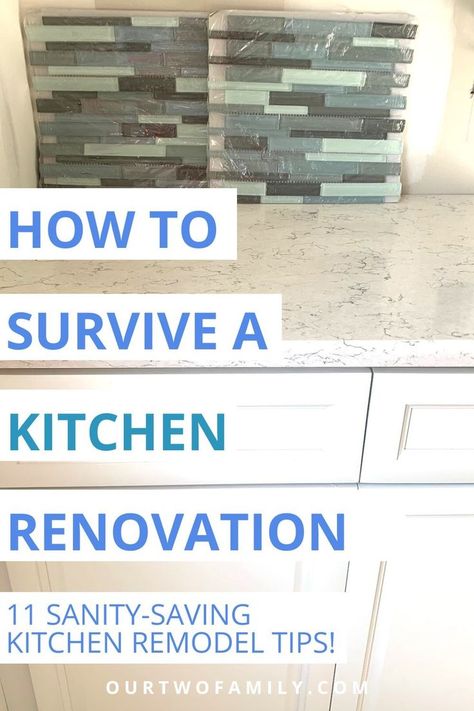 How to survive a kitchen renovation Home Renovation Budget, Kitchen Renovation Diy Ideas, Kitchen Renovation Cost, Before After Kitchen, House Under Construction, Simple Kitchen Remodel, Budget Advice, Renovation Tips, Cheap Ideas