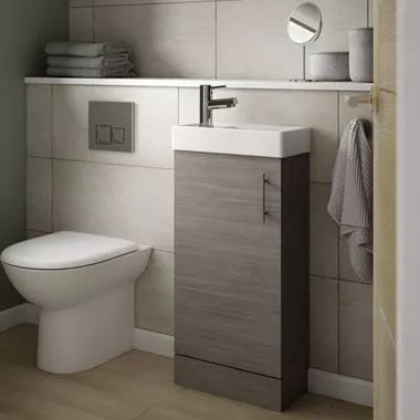 Cloakroom Vanity Units | Compact & Small Vanity Units | Drench Small Vanity Unit, White Bathroom Mirror, Dark Wood Bathroom, Pink Bathroom Furniture, Grey Bathroom Furniture, Wall Mounted Bath Taps, Green Bathroom Furniture, Black Bathroom Furniture, Blue Bathroom Furniture