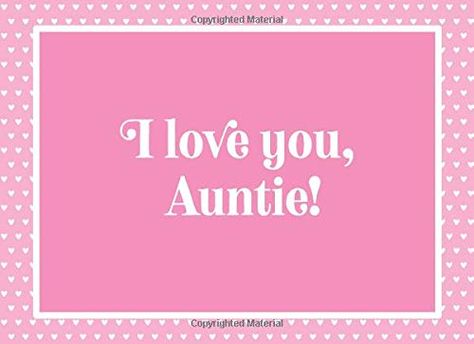 I Love You Auntie, Niece Quotes From Aunt, Auntie Quotes, Niece Quotes, Love My Kids, Love U, Keepsake Gift, Loving U, Anchors