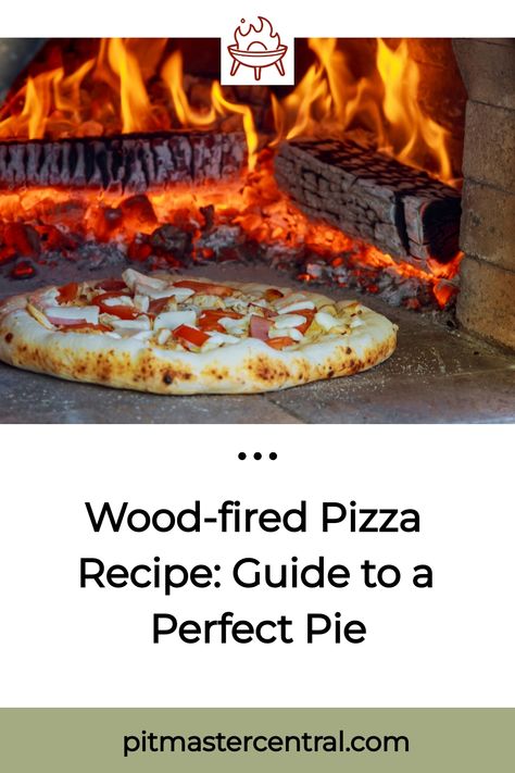 Create your own wood-fired pizza at home with this easy recipe guide. #pizza #woodfiredpizza #homemadepizza #recipe #foodie Wood Fire Pizza Dough Recipe, Wood Burning Pizza Oven Recipes, Wood Fired Pizza Dough Recipe, Woodfire Pizza, Wood Fired Cooking, Pizza Dough Recipe Easy, Pizza At Home, Best Homemade Pizza, Easy Pizza Dough