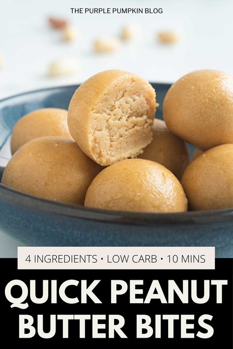 These No Bake Peanut Butter Bites are perfect for anyone looking to enjoy a healthy, low-carb snack that’s easy to make. With natural peanut butter, almond flour, and monk fruit sweetener, these bites are gluten-free and full of flavor. They’re great for meal prepping, a quick snack between meals, or as an energy boost after a workout. Want to try these delicious bites for yourself? Head to The Purple Pumpkin Blog for the full recipe and get started! Monk Fruit Recipes, Recipes With Monk Fruit Sweetener, Healthy Peanut Butter Snacks, Monk Fruit Sweetener, Butter Bites, Low Carb Protein Bars, Peanut Butter Energy Bites, Peanut Butter Bites, Natural Snacks