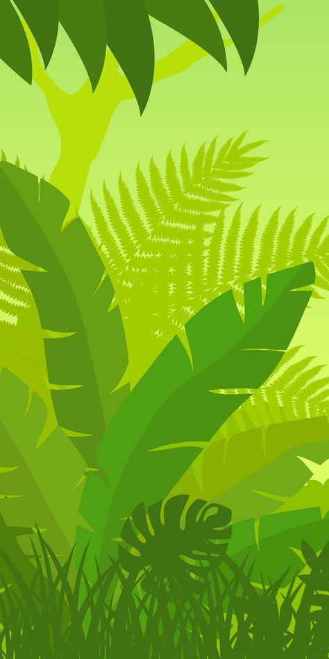 Jungle Graphic Design, Graphic Design Portfolio Book, Jungle Background, Jungle Tree, Jungle Illustration, Nursery Mural, Theme Background, Galaxy Phone Wallpaper, Cartoon Background