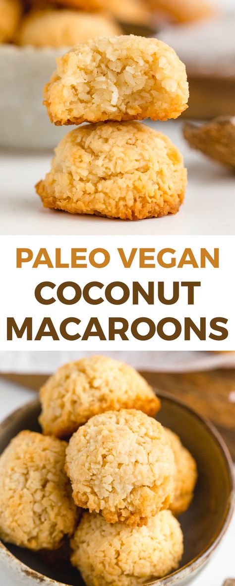 Paleo Coconut Macaroons, Healthy Cookie, Vegan Coconut, Glutenfree Dairyfree, Vegan Healthy, Coconut Macaroons, Paleo Vegan, Paleo Snacks, Sweet Cookies