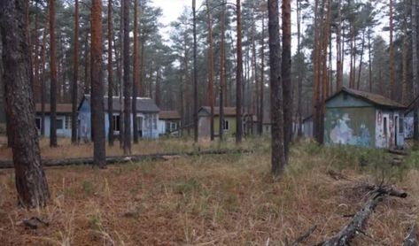 abandoned camp near Horicon, Wisconsin Russia Aesthetic, Summer Camp Aesthetic, Haunted Locations, Iron Station, Chernobyl Nuclear Power Plant, Camp House, Unexplained Mysteries, Camp Site, Spooky Places