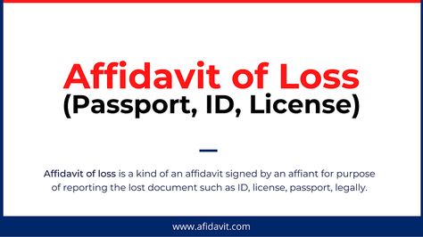 The affidavit of loss is a kind of an affidavit signed by an affiant for the purpose of reporting the lost document such as ID, license, passport, legally. The affidavit of the lost identity card is mostly used to request the re-issuance of the ids. Lost Identity, Lost Passport, Passport Number, School Id, Country Names, Best Wordpress Themes, Premium Wordpress Themes, Free Wordpress Themes, I School