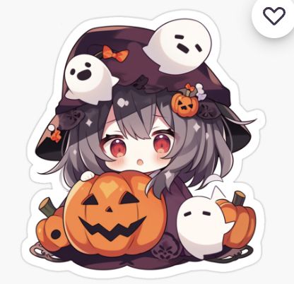 Halloween Character Ideas, Chibi Ghost, Chibi Halloween, Alice Halloween, Chibi Cartoon, Moldes Halloween, Violet Sky, Image Halloween, Chibi Anime Kawaii