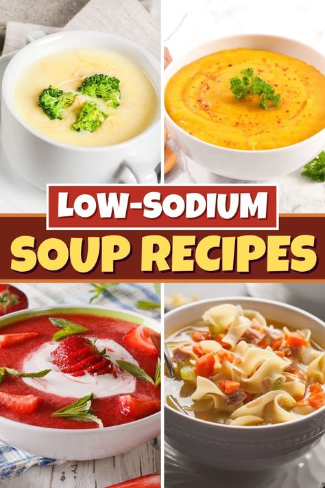 Low Sodium French Onion Soup, Easy Low Sodium Soup Recipes, Dash Soup Recipes, Low Sodium Soup Crockpot, Low Sodium Tomato Soup, Low Salt Soup Recipes, Low Sodium Heart Healthy Meals, Soup Recipes Low Sodium, Low Sodium Soup Recipe