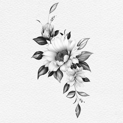 Fineline Flowers, Flower References, Realistic Flower Tattoo, Halloween Flash, Floral Tattoo Shoulder, Rose Flower Tattoos, Rose Drawing Tattoo, Floral Thigh Tattoos, Flash Ideas