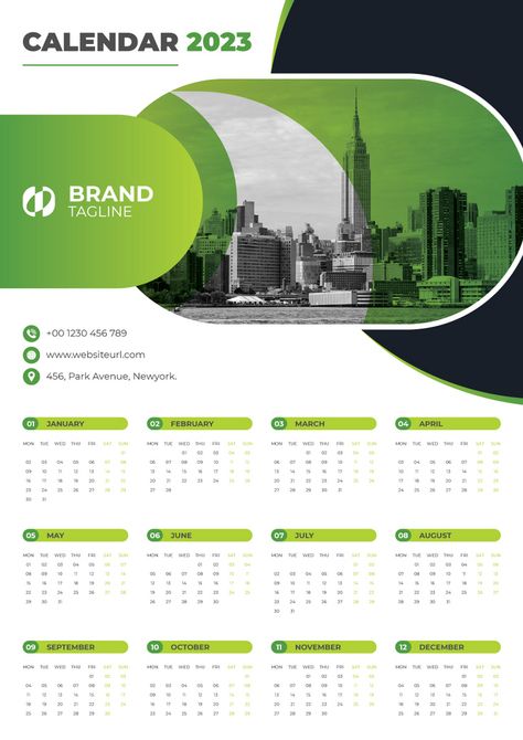 Corporate Calendar Design Inspiration, Calander Design Ideas, Calendar Design Ideas Creative, One Page Calendar, Calendar Design Inspiration, Wall Calendar 2023, Wall Calendar Design, Calendar Designs, Human Digestive System