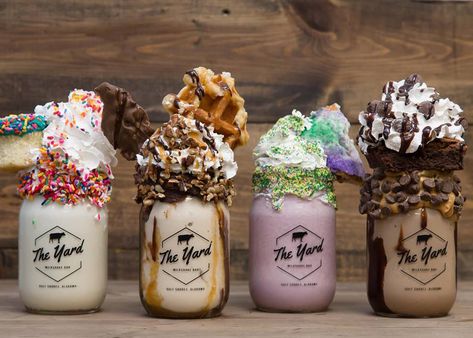 GOT AUSTIN: New Austin Restaurants Fall - Gottesman Residential Real Estate | Austin Luxury Real Estate The Yard Milkshake Bar, The Yard Milkshake, Milkshake Bar, Best Milkshakes, Orange Beach Alabama, Types Of Desserts, Gulf Shores Alabama, Edible Cookies, Milkshake Recipes