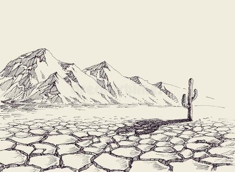 Environment Sketch, Desert Background, Whiteboard Art, Sketch Background, Fineliner Art, Mountain Background, Western Landscape, Western Paintings, Landscape Sketch