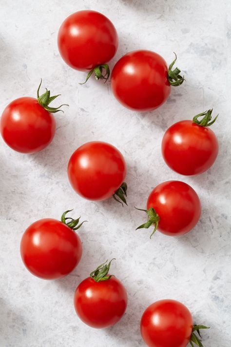 Blue Cheese-Stuffed Cherry Tomatoes Marble Worktop, Health Nut, Mish Mash, Cherry Tomato, Food Photography Styling, Tomato Recipes, Fruit And Veg, Grey Marble, Blue Cheese