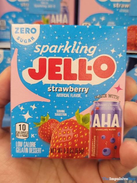 Sparkling Jello, Squishy Ideas, Paper Squishy, Gelatin Dessert, Kid Hair, Sparkling Water, Food Reviews, Packaging Design Inspiration, I School