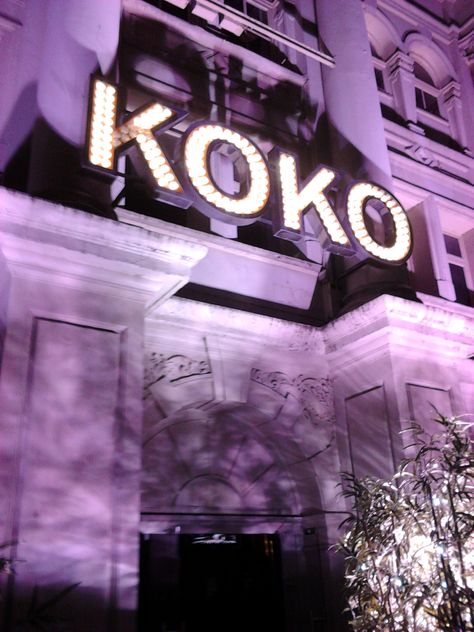 KOKO: it enjoyed a high profile on London's New Romantic club scene and hosted the very first London gig by Madonna, no less. It relaunched in the late '80s as an indie club and then was rebranded as Koko. Despite the name change and major refit, it retains its indie/alternative pop/rock remit, while also embracing everything from hip hop to trance. Koko remains one of London's most atmospheric music venues. Koko London, London Nightclubs, Club Scene, London Living, Best Friends Sister, London Areas, London Night, Club Music, Late 80s