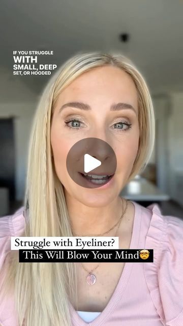 Lauren Hale on Instagram: "🚨Where are all my….. ⭐️hooded eye gals ⭐️deep set eye gals ⭐️my ladies with smaller eyes  This trick is for you!!  FOLLOW & SAVE for easy makeup tips. I love teaching women that makeup can be simple.  Eyeliner used: @maccosmetics excess gel eyeliner in skip the waitlist Mascara: @maccosmetics extended play gigablack lash  Hooded eyes, eyeliner tips, winged eyeliner, makeup ideas, makeup hacks  #eyelineronpoint #wingedeyeliner #hoodedeyesmakeup #smalleyes #makeupover40 #eyelookmakeup #geleyeliner #beautyover40 #blackeyeliner #over40makeup #hoodedeyes #agingskin #maturemakeup" Winged Eyeliner Hooded Eyes, Eyeliner Makeup Ideas, Winged Eyeliner Makeup, Eyeliner Tips, Eyes Eyeliner, Makeup Over 40, Deep Set Eyes, Winged Eye, Beauty Diet