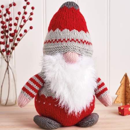 Knitted Gnome Pattern Free, Knitted Ornaments, Christmas Toy Knitting Patterns, Christmas Knitting Projects, Knit Animals, Knitted Christmas Decorations, Christmas Knitting Patterns Free, Easy Knitting Patterns Free, Knitted Toys Free Patterns