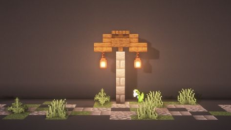 2,933 gilla-markeringar, 3 kommentarer - BuildingBuilds (@buildingbuilds) på Instagram: "Some lights along the path :) Request build in the comments! . ———————————————- [Version: Java…" Minecraft Outdoor Lighting, Minecraft Light Post, Minecraft Path, Minecraft Lamp, Minecraft House Decorations, Minecraft Interior Design, Minecraft Castle, Minecraft Bedroom, Minecraft Medieval