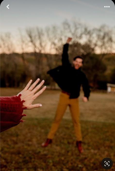 Bad Engagement Photos, Engagement Photos Self Taken, Best Engagement Photos Creative, No Touching Engagement Pictures, Modest Engagement Photos Ideas, Engagement Photos Not Cheesy, Fun Engagement Announcement, Engament Shoot Ideas, Fun Photoshoot Couple