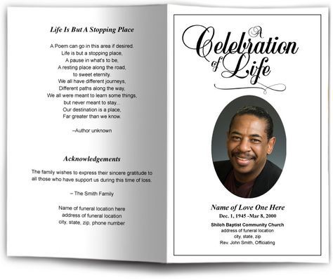 Funeral Program | Obituary Templates | Memorial Services Obituaries Ideas, Memorial Service Program, Memorial Service Invitation, Obituaries Template, Memorial Ceremony, Memorial Program, Memorial Cards, Card Templates Free, Program Template