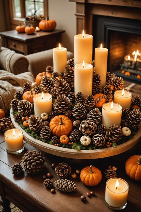 20 Fall Decor Ideas – ToolzView Pumpkin Arrangements, Fall Table Centerpieces, Rustic Pumpkin, Cozy Fall Decor, Fall Thanksgiving Decor, Fall Deco, Autumn Decorating, Fall Decorations Porch, Thanksgiving Table Decorations