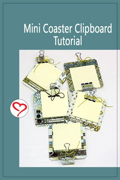 Nursing Home Care Package, Notepad Crafts, Clipboard Ideas, Clipboard Crafts, W Craft, Diy Clipboard, Clipboard Decorating, Customize Gifts, Diy Notebooks