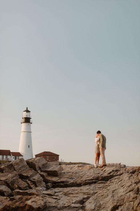 Light House Photoshoot, Lighthouse Photoshoot, Coastal Couple, East Coast Engagement Photos, Lighthouse Engagement Photos, Lighthouse Proposal, Maine Photoshoot, Coastal Engagement Photos, Cape Cod Engagement Photos