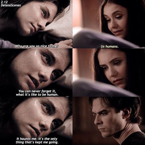 – I love how Damon is listening to her words. He obviously relates to it, even though he also likes being a vampire, he still misses being… | Instagram How To Be A Vampire, Tvd Character, Vampire Diaries, I Love, Quick Saves, Instagram