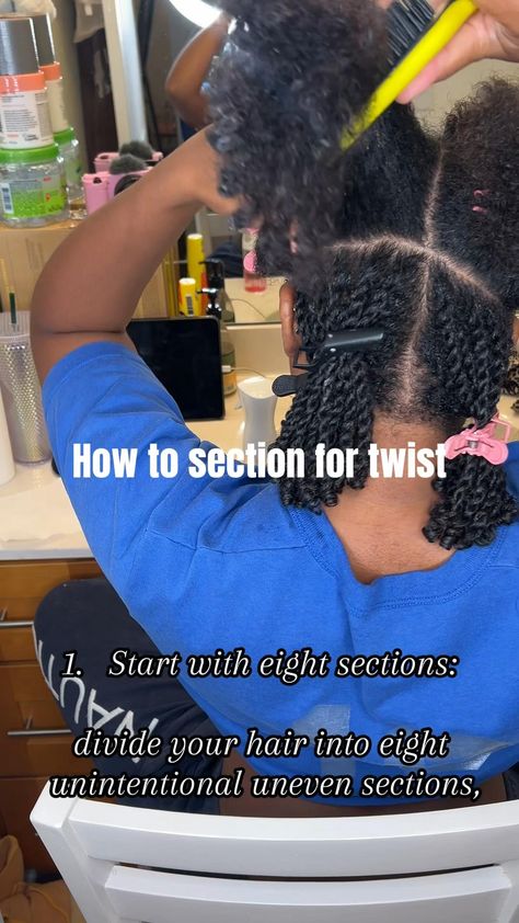 I get sked all the time how do i section my hair when i do mini twin on natural hair nd this time i got yall. #minitwiststyles #smalltwist #naturalhair #thick3c #3chair #4ahair #4bhair #blackgirlhair #protectivestyles #hairgrowthtips #kinkycurlyhair #kinkycurly #thickhairstyles #thickhair #fullhair #tytiannascoil #shorthairstyles #shorthairstylesforwomen #shorthairstylesforthickhair #shorthairforblackwomen Mini Twists Natural Hair, Cabello Afro Natural, Afro Hair Care, Parting Hair, Part Hair, Natural Hair Stylists, Natural Hair Styles For Black, Protective Hairstyles For Natural Hair, Hair Styles For Black Women