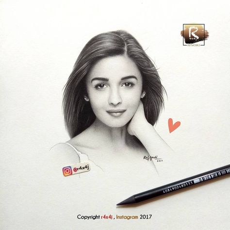 Alia Bhatt Drawing, Alia Bhatt Sketch, Marvel Portraits, Girls Sketch, Face Sketches, Pencil Sketch Portrait, Pencil Sketches Easy, Pencil Sketch Drawing