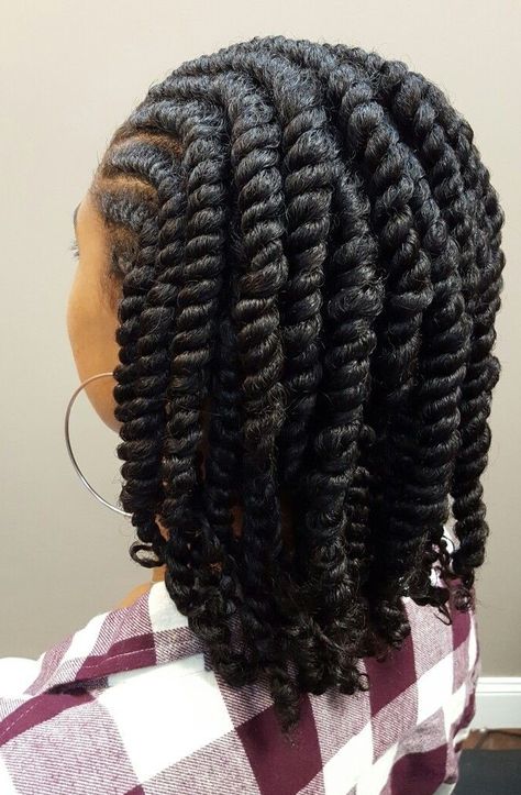 Flat Twist Braids, Twist Braids Styles, Natural Hair Weaving, Protective Hairstyles For Black Women, Weaving Styles, Flat Twist Styles, Women Cornrows, Updo Hair Styles, Flat Twist Hairstyles