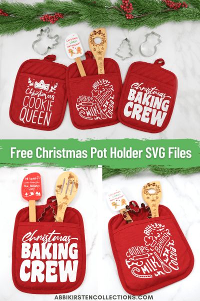 Potholder Sayings Svg Free, Sublimated Christmas Gifts, Cricut Projects Birthday, Gifts To Make With Cricut, Christmas Potholders, Xmas Projects, Upcycled Christmas, Christmas Svgs, Girly Vibes