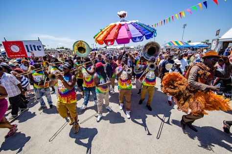 New Orleans Jazz Festival Outfit, Music Schedule, Jazz Festival Outfit, New Orleans Jazz Festival, New Orleans Festivals, Native American Village, New Orleans Music, Louisiana Travel, New Orleans Jazz