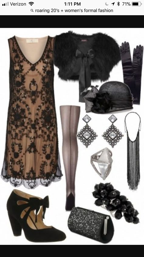 If you girls are wearing nylons - keep it original and theme with the iconic seam up the bag of the off! ( I️ have several pairs of these if you want to borrow - even if you wear them for the rehearsal dinner! Estilo Charleston, Gatsby Party Outfit, Gatsby Outfit, Roaring 20s Fashion, Style Année 20, Gatsby Costume, Great Gatsby Fashion, Gatsby Theme, 1920 Fashion