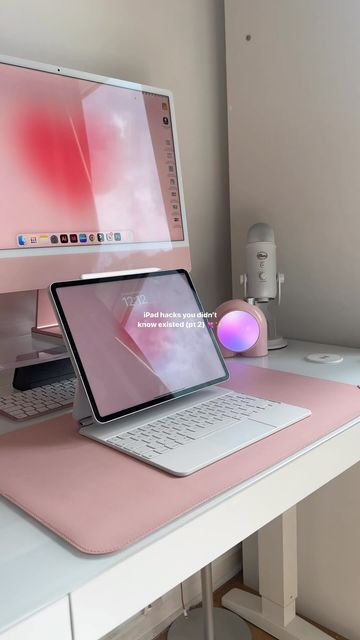 isioma ♡ on Instagram: "iPad Hacks you didn’t know existed pt 2💘✨ iPad case is the Magic Keyboard Case from @apple iPad is the M2 Pro 12.9” #magickeyboard #ipadhacks #m2ipadpro #ipadpro2022 #techblogger" Ipad Pro 12 9 Case With Magic Keyboard, Ipad Pro Keyboard Aesthetic, I Pad Pro 12.9, Ipad Pro 2022 12.9, I Pad Keyboard Aesthetic, Pink Ipad With Keyboard, 12.9 Ipad Pro, Ipad Laptop Case, Ipad Pro 12 9 Case With Keyboard