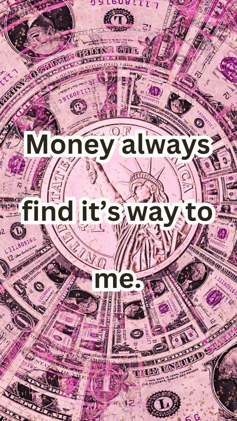 Money Affirmations Money Magnet Wallpaper, Money Attraction Wallpapers, Money Affirmations Wallpaper, Positive Money Affirmations, Wallpaper Money, Money Affirmations Law Of Attraction, Money Mantras, Ways To Manifest, Money Affirmation